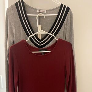 Selling 2 long sweater dresses together! Great condition!